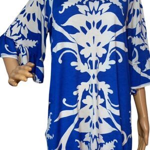 Crepas royal blue Hollister spandex dress /tunic, sz L